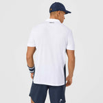 HEAD SLICE HERREN POLO - WEISS