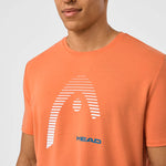 HEAD CARL HERREN T-SHIRT - ORANGE