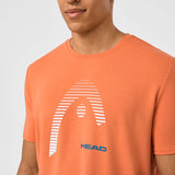 HEAD CARL HERREN T-SHIRT - ORANGE