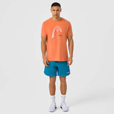 HEAD CARL HERREN T-SHIRT - ORANGE