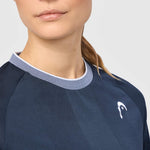 HEAD PERFORMANCE T-SHIRT DAMEN - NAVY