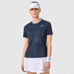 HEAD PERFORMANCE T-SHIRT DAMEN - NAVY