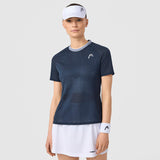 HEAD PERFORMANCE T-SHIRT DAMEN - NAVY