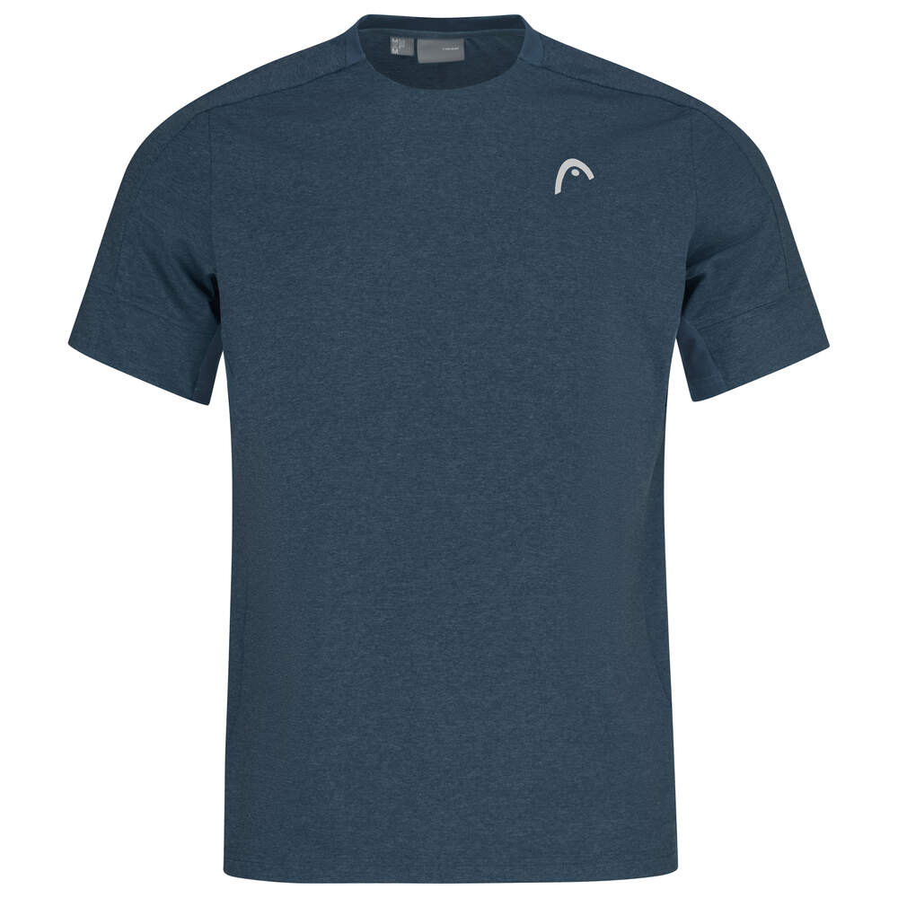 HEAD PADEL TECH HERREN T-SHIRT - DUNKELBLAU