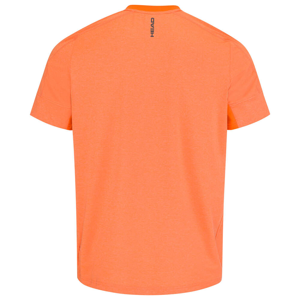 HEAD PADEL TECH HERREN T-SHIRT - ORANGE