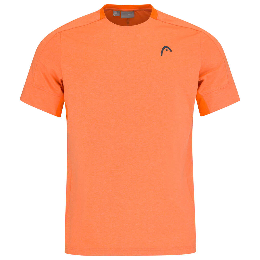 HEAD PADEL TECH HERREN T-SHIRT - ORANGE
