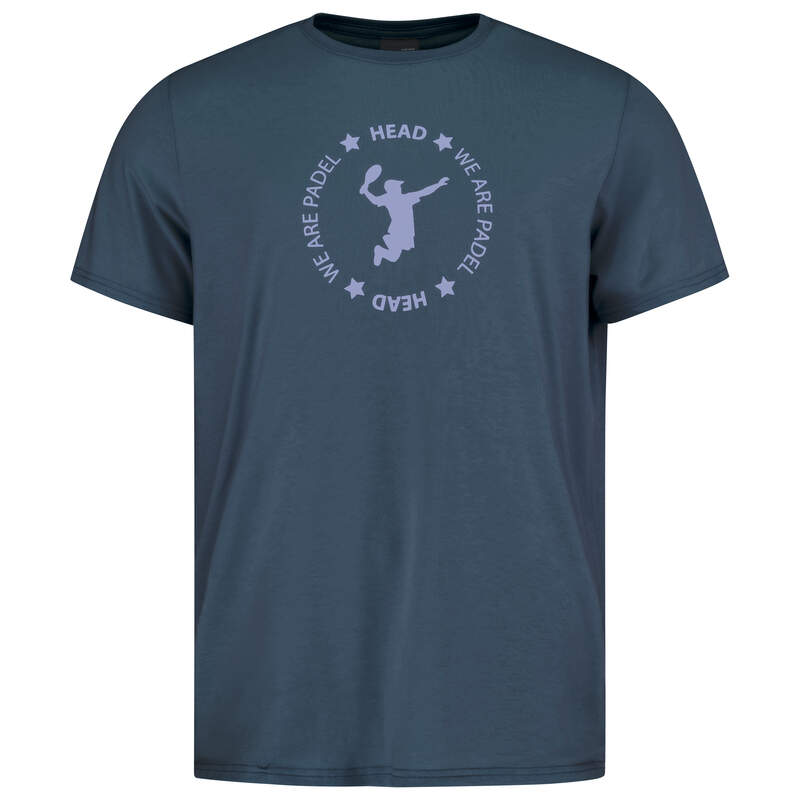 HEAD WE ARE PADEL HERREN T-SHIRT - DUNKELBLAU