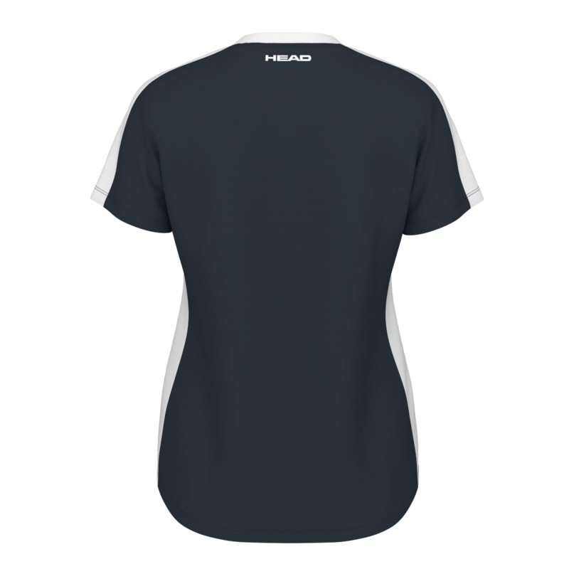 HEAD TIE BREAK DAMEN T-SHIRT - NAVY