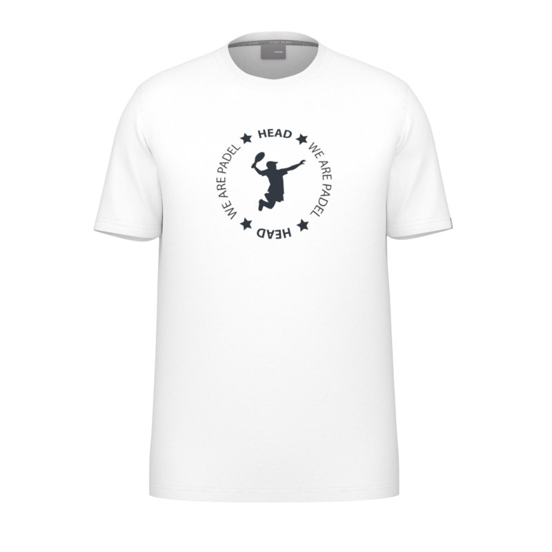 HEAD WE ARE PADEL HERREN T-SHIRT - WEISS