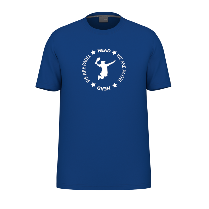 HEAD WE ARE PADEL HERREN T-SHIRT - ROYAL