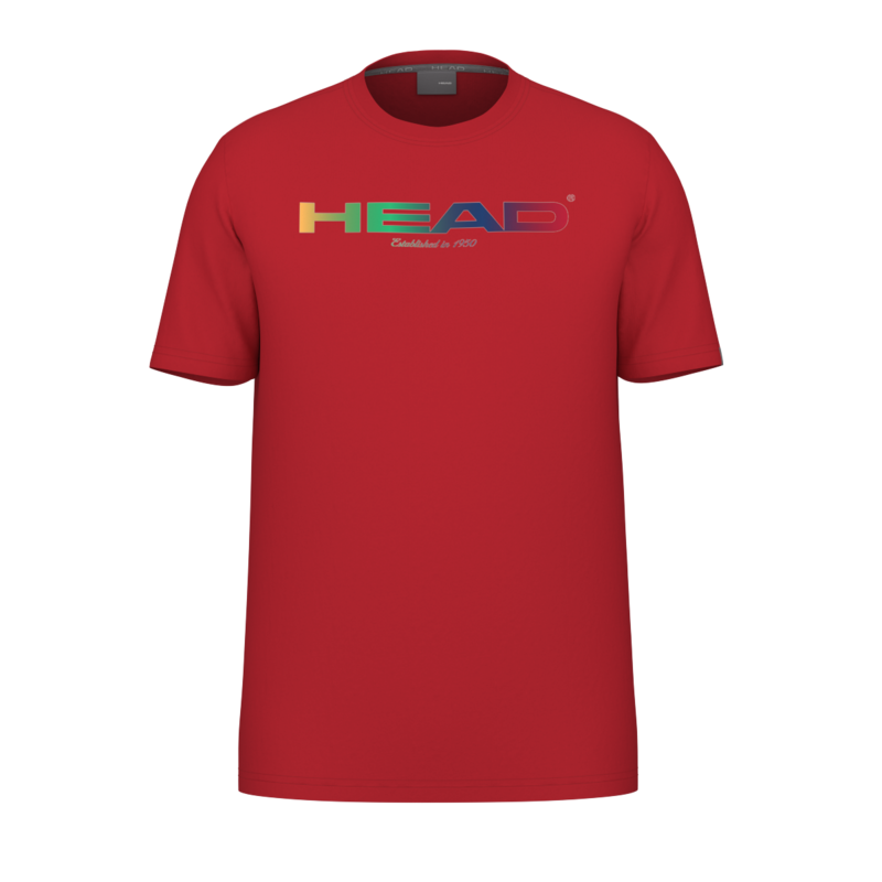 HEAD RAINBOW HERREN T-SHIRT - ROT