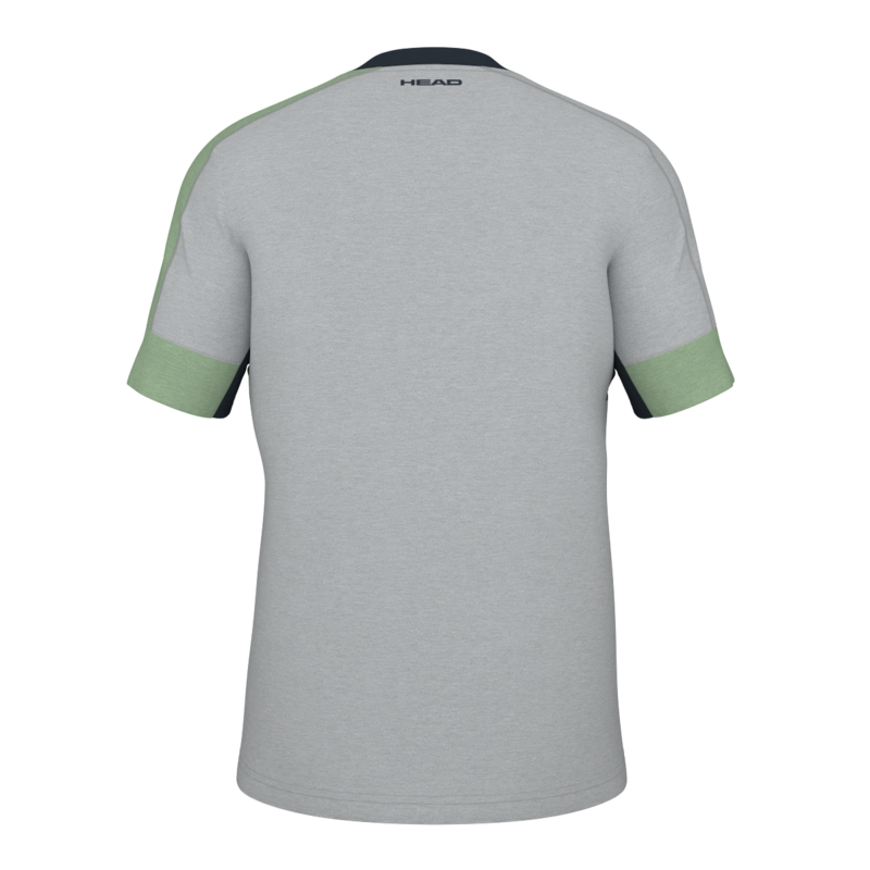 HEAD PLAY TECH HERREN T-SHIRT - GRÜN, GRAU