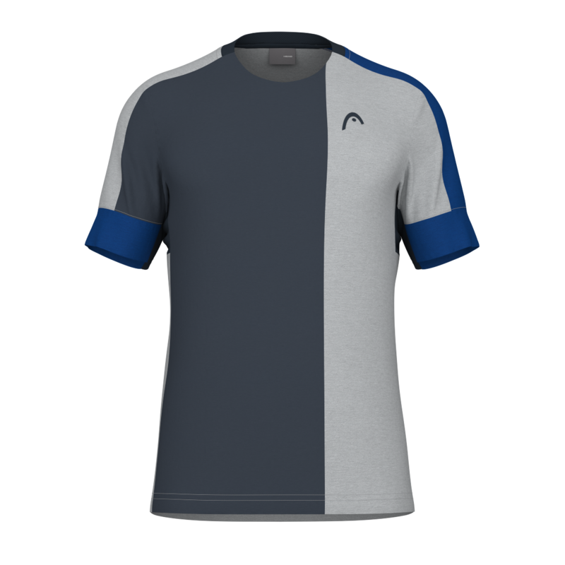 HEAD PLAY TECH HERREN T-SHIRT - ROYAL, GRAU
