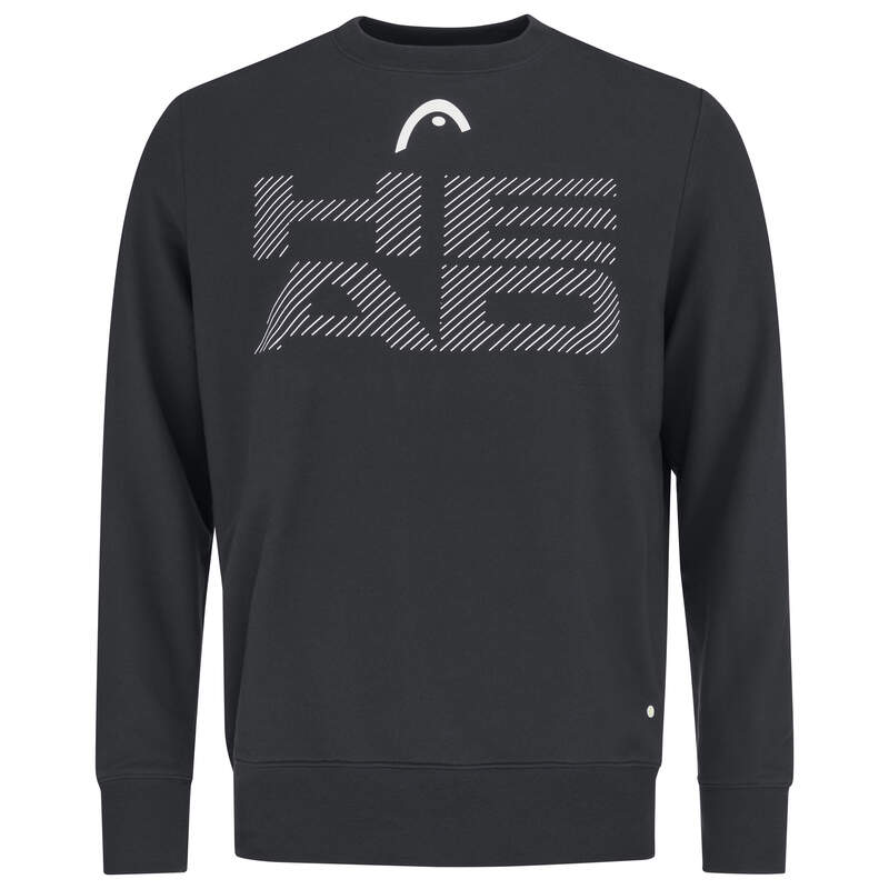 HEAD RALLY HERREN SWEATSHIRT - SCHWARZ