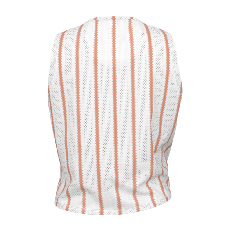 HEAD MOVE DAMEN TANK TOP - WEISS, ORANGE