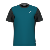 HEAD SLICE HERREN T-SHIRT - TEAL