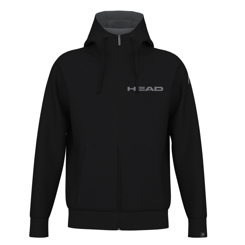 HEAD FZ HOODIE UNISEX - SCHWARZ