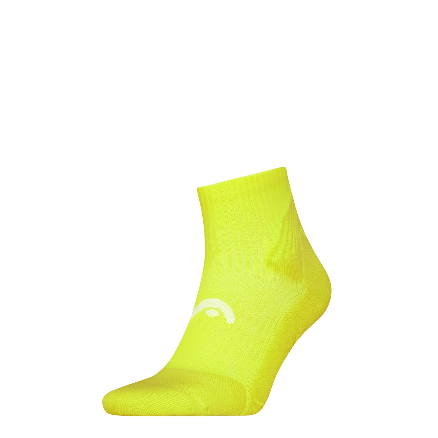 HEAD TENNIS QUARTER SOCKEN - NEON GELB