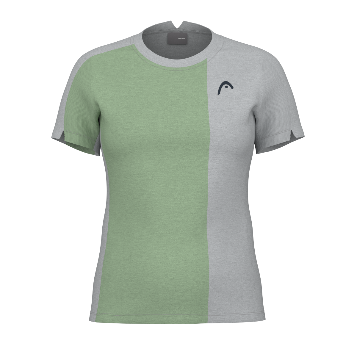 HEAD PLAY TECH DAMEN SHIRT - GRÜN, GRAU