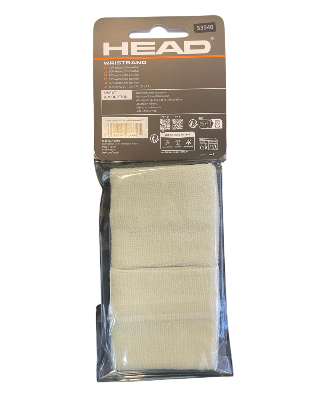 HEAD WRISTBAND 2,5" UNISEX - GRÜN