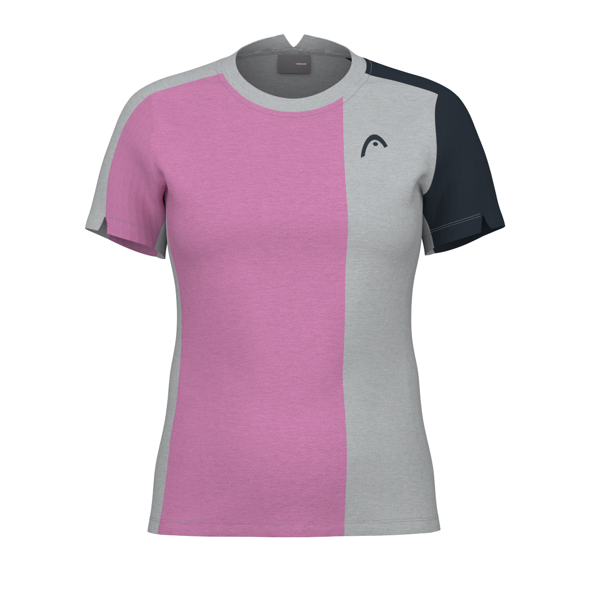 HEAD PLAY TECH DAMEN T-SHIRT - PINK, GRAU