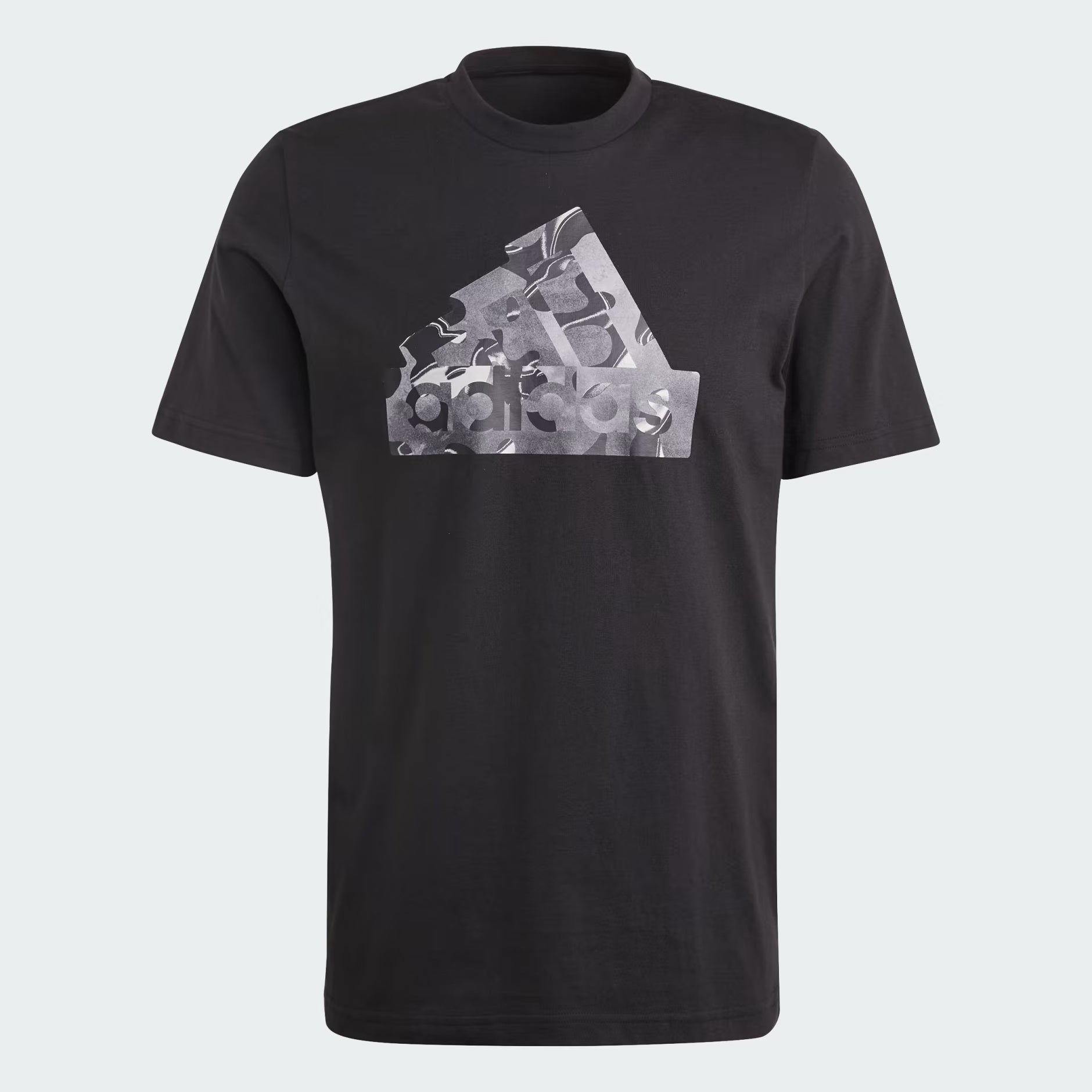 ADIDAS CAMO HERRENSHIRT - SCHWARZ
