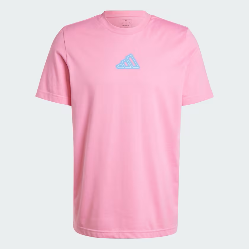 ADIDAS TNS PLAY HERREN T-SHIRT - PINK