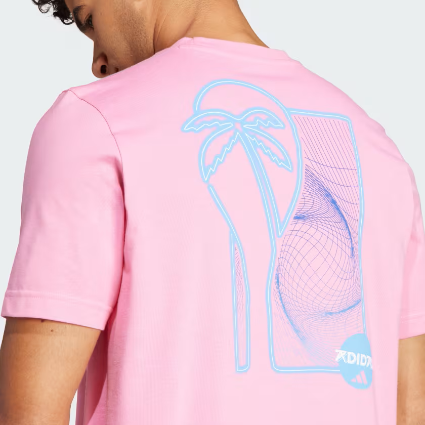 ADIDAS TNS PLAY HERREN T-SHIRT - PINK