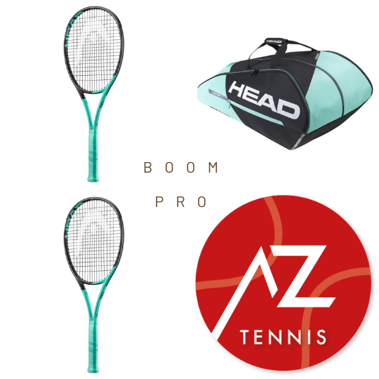 HEAD BOOM PRO - SCHLÄGERPAKET 2 RACKETS + TASCHE