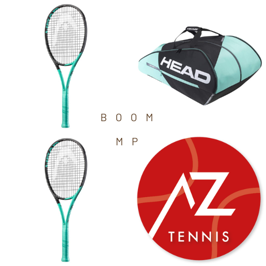 HEAD BOOM MP - SCHLÄGERPAKET 2 RACKETS + TASCHE