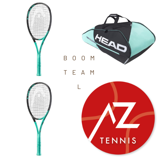 HEAD BOOM TEAM L - SCHLÄGERPAKET 2 RACKETS + TASCHE