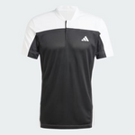 ADIDAS TENNIS HEAT.RDY PRO FREELIFT HENLEY POLOSHIRT, SCHWARZ