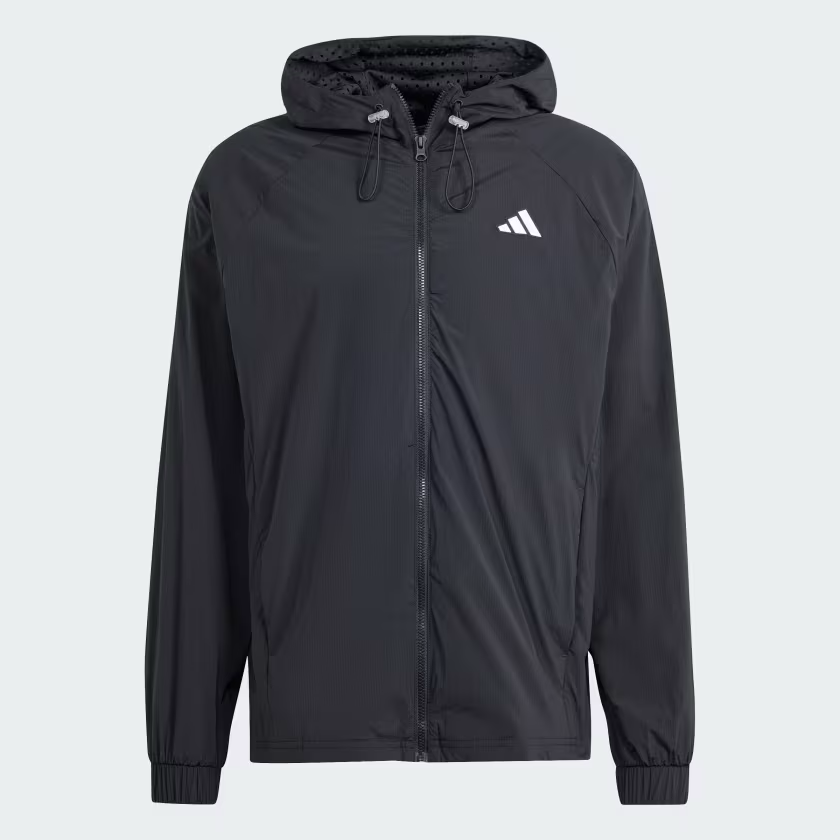 ADIDAS TENNIS PRO SEMI-TRANSPARENT FULL-ZIP JACKET