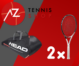 HEAD SPEED TEAM L BUNDLE - 2 SCHLÄGER + TASCHE