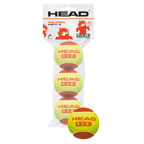 Head TIP Red 3er Pack Kinder Tennisbälle - AZ Tennisshop