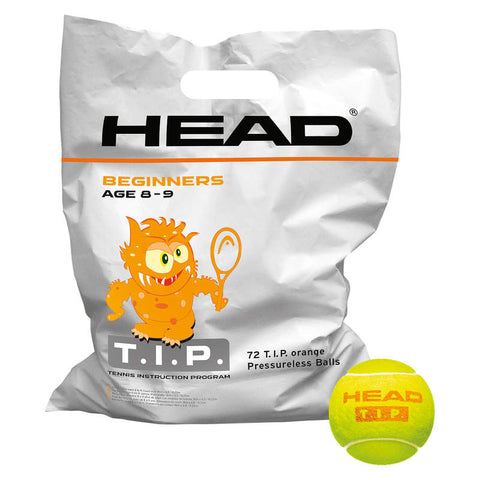 Head TIP Orange 72 Stk. Polybag Kinder Tennisbälle - AZ Tennisshop