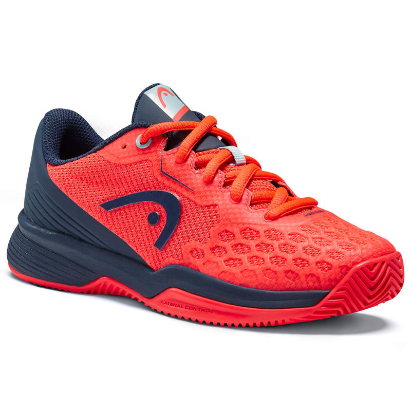 HEAD Revolt Pro 3.5 Clay Junior Sandplatzschuh Koralle Dunkelblau - AZ Tennisshop