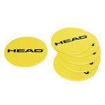 HEAD Zielmarkierung 6er Pack Rund Gelb - AZ Tennisshop