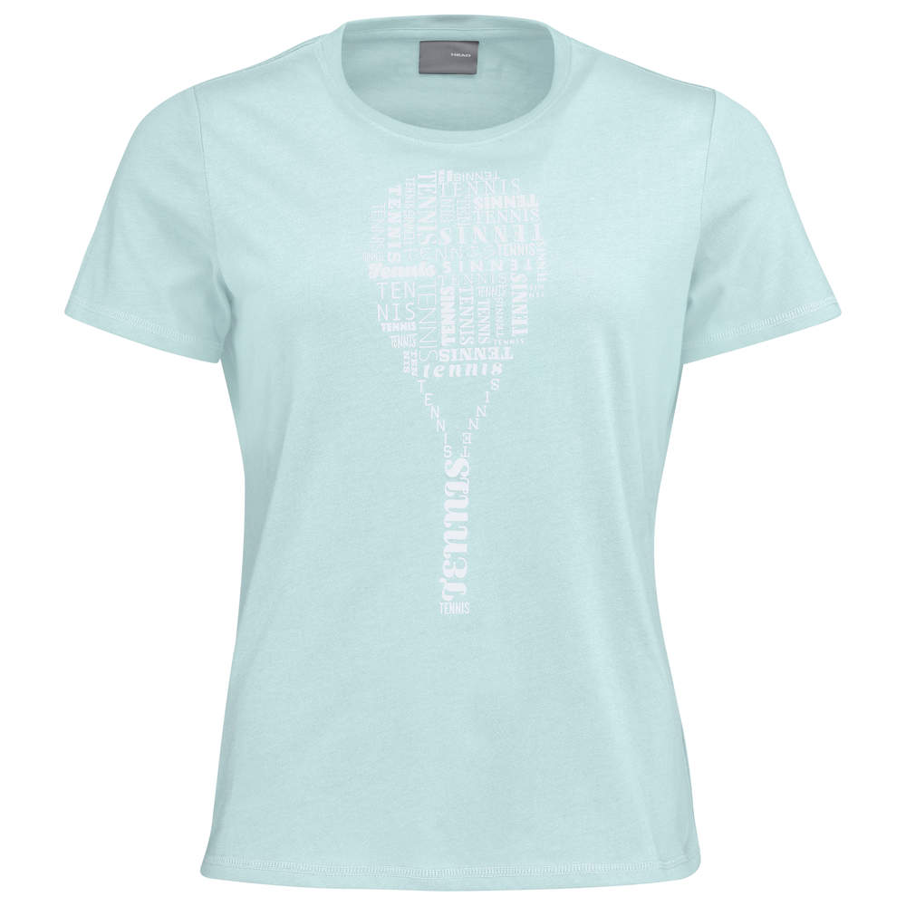 Head Typo T-shirt Damen Mint - AZ Tennisshop