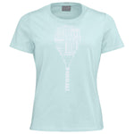 Head Typo T-shirt Damen Mint - AZ Tennisshop