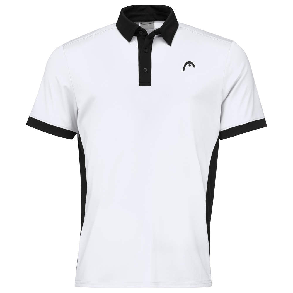HEAD SLICE POLO SHIRT MEN WHBK - AZ Tennisshop