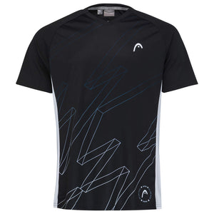 HEAD PLAY TECH PADEL T-SHIRT MEN XMBK - AZ Tennisshop