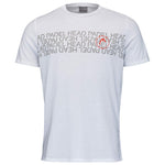 HEAD Padel SPW T-Shirt Herren Weiß - AZ Tennisshop