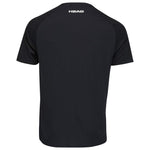 Head Topspin T-Shirt Buben Schwarz, Orange - AZ Tennisshop