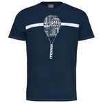 Head Typo T-shirt Kinder Dunkelblau - AZ Tennisshop