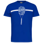 Head Typo T-shirt Kinder Blau - AZ Tennisshop