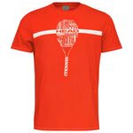 Head Typo T-shirt Kinder Hellrot - AZ Tennisshop