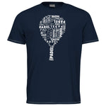 Head Padel Typo T-Shirt Kinder Dunkelblau - AZ Tennisshop