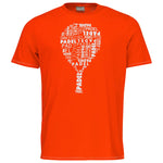 Head Padel Typo T-Shirt Kinder Rot - AZ Tennisshop