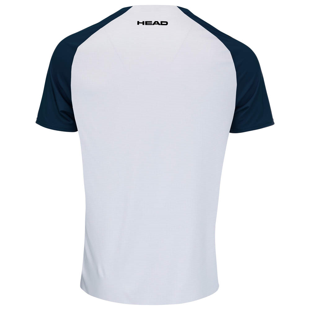 Head Topspin T-Shirt Buben Türkis, Weiss - AZ Tennisshop